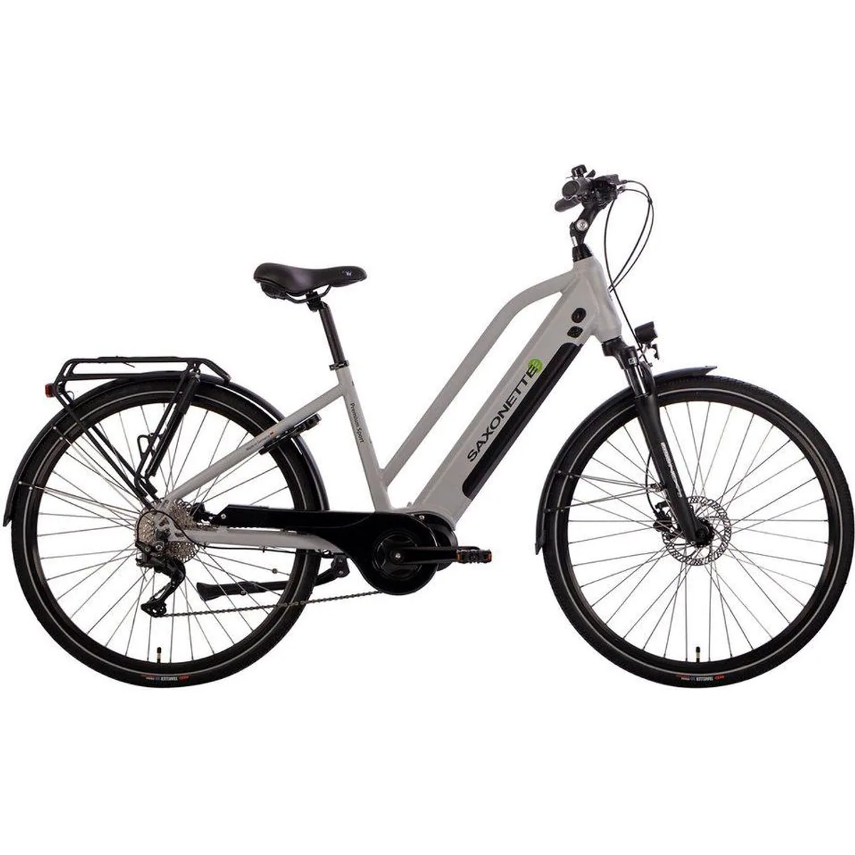 Saxonette Premium Sport E-Bike, 10 Gang, 522 Wh Akku, Mittelmotor