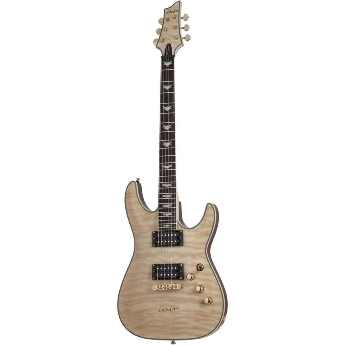 Schecter Omen Extreme 6, Mahagonikorpus, Abalone-Inlays, Tune-O-Matic Bridge