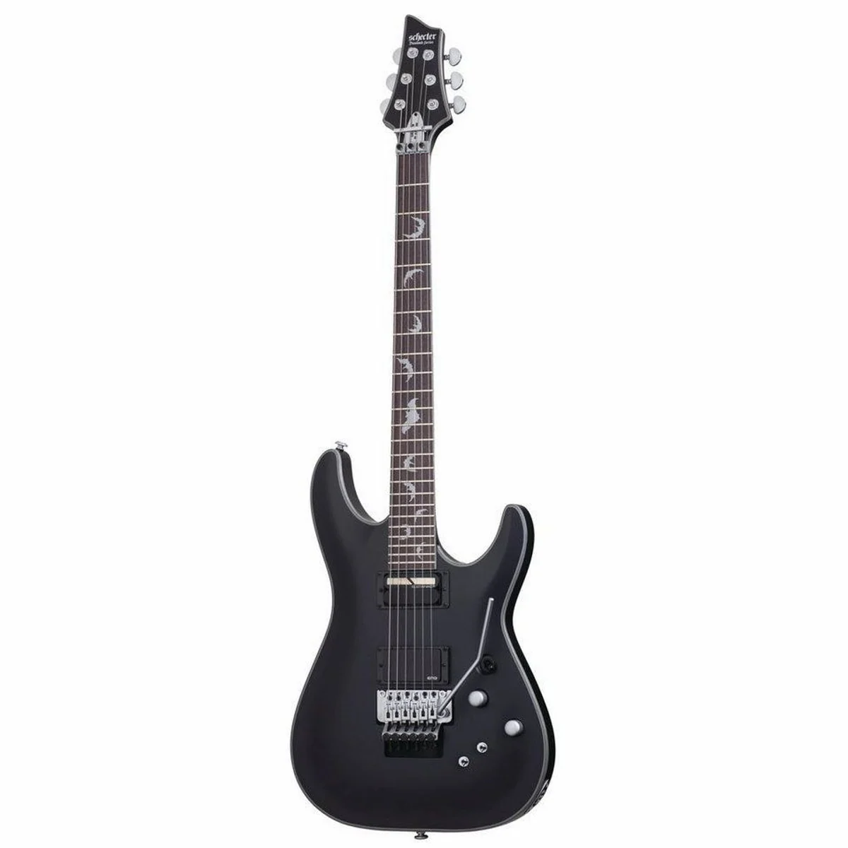 Schecter Damien Platinum-6 FR S E-Gitarre, Mahagoni-Korpus, Floyd Rose Tremolo