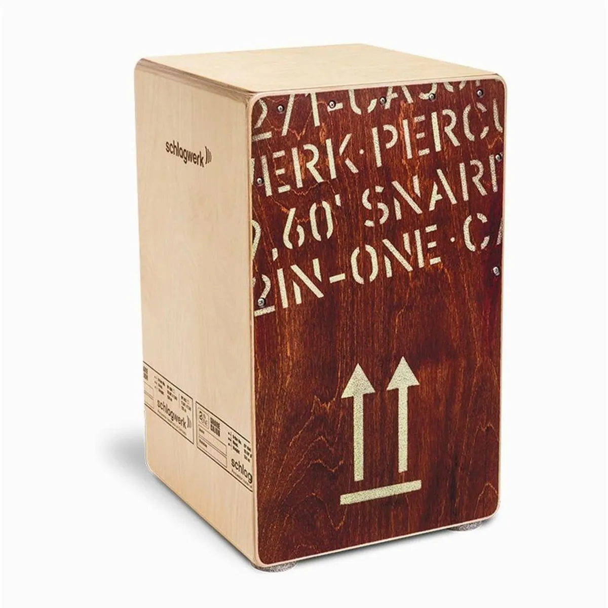 Schlagwerk CP 404 Red Edition Cajon, 2inOne Snare-Technik, Birke — große Klangvielfalt 2