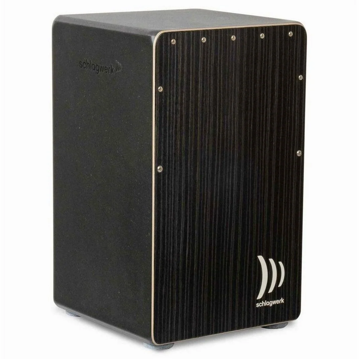 Schlagwerk CP91 Cajon, ideal für Einsteiger, Hard Coal Stripes Design