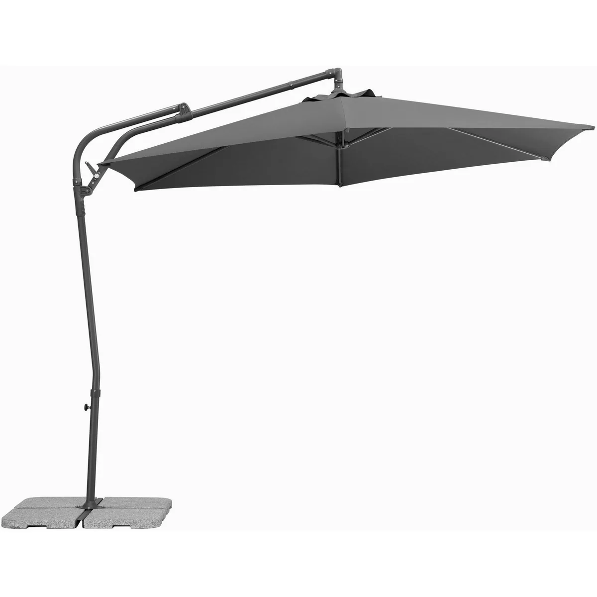 Schneider Ampelschirm Genua, stabiler Schirmständer, ideal für Garten und Terrasse 2