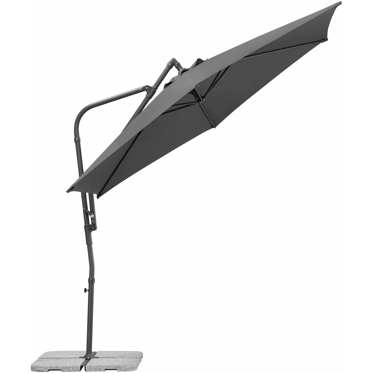 Schneider Ampelschirm Genua, stabiler Schirmständer, ideal für Garten und Terrasse 3