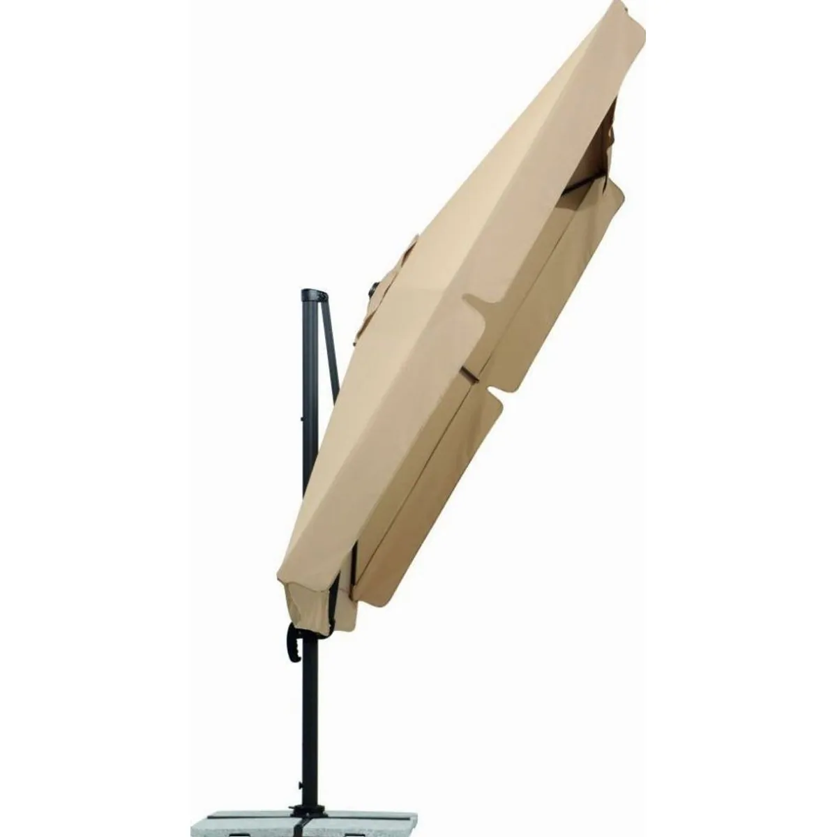 Schneider Ampelschirm Rhodos, UV-Schutz 50+, 300 x 300 cm — inkl. Schutzhülle, flexibles Neigen, robustes Material 2
