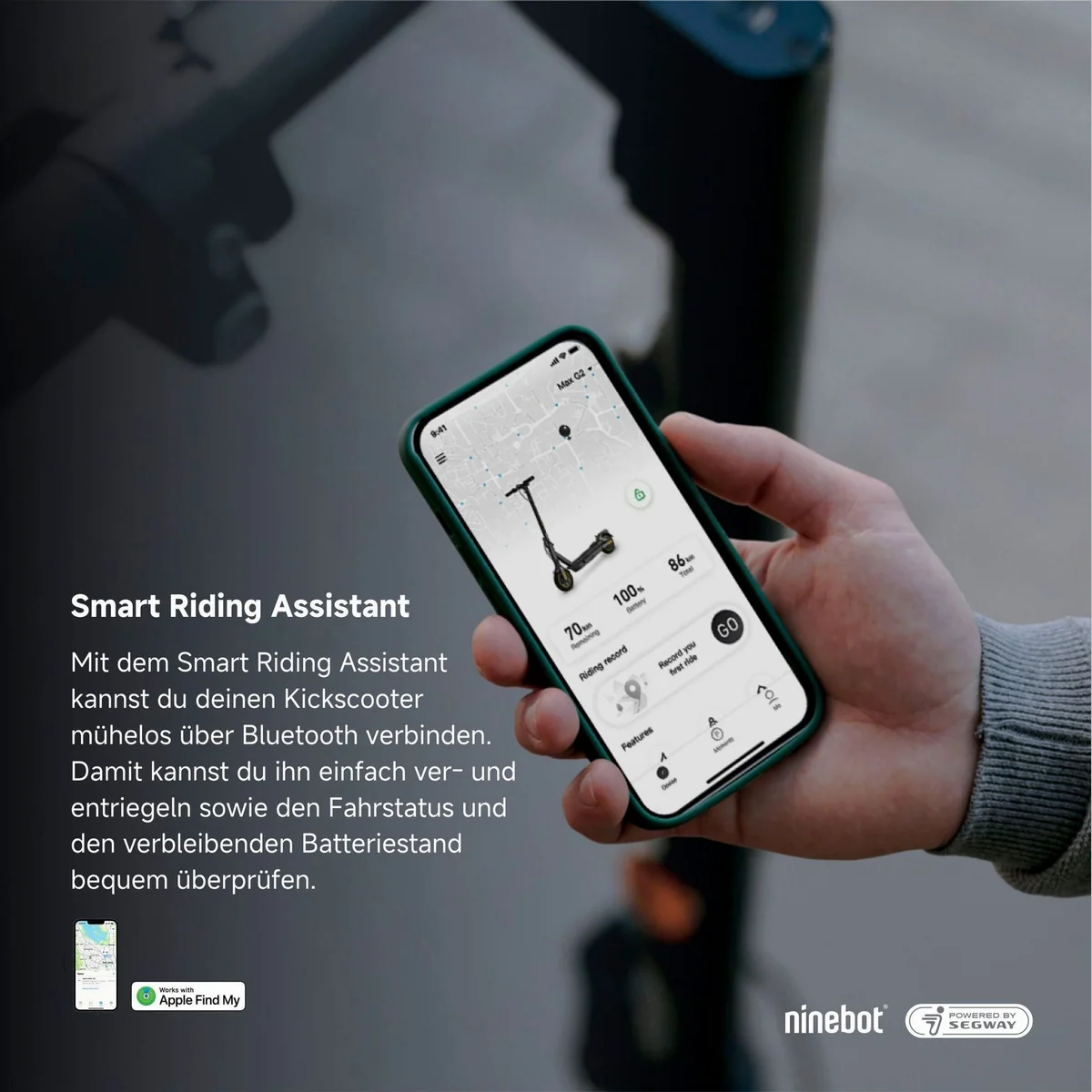 Segway KickScooter MAX G2, 70 km Reichweite, 20 km/h, Straßenzulassung 5