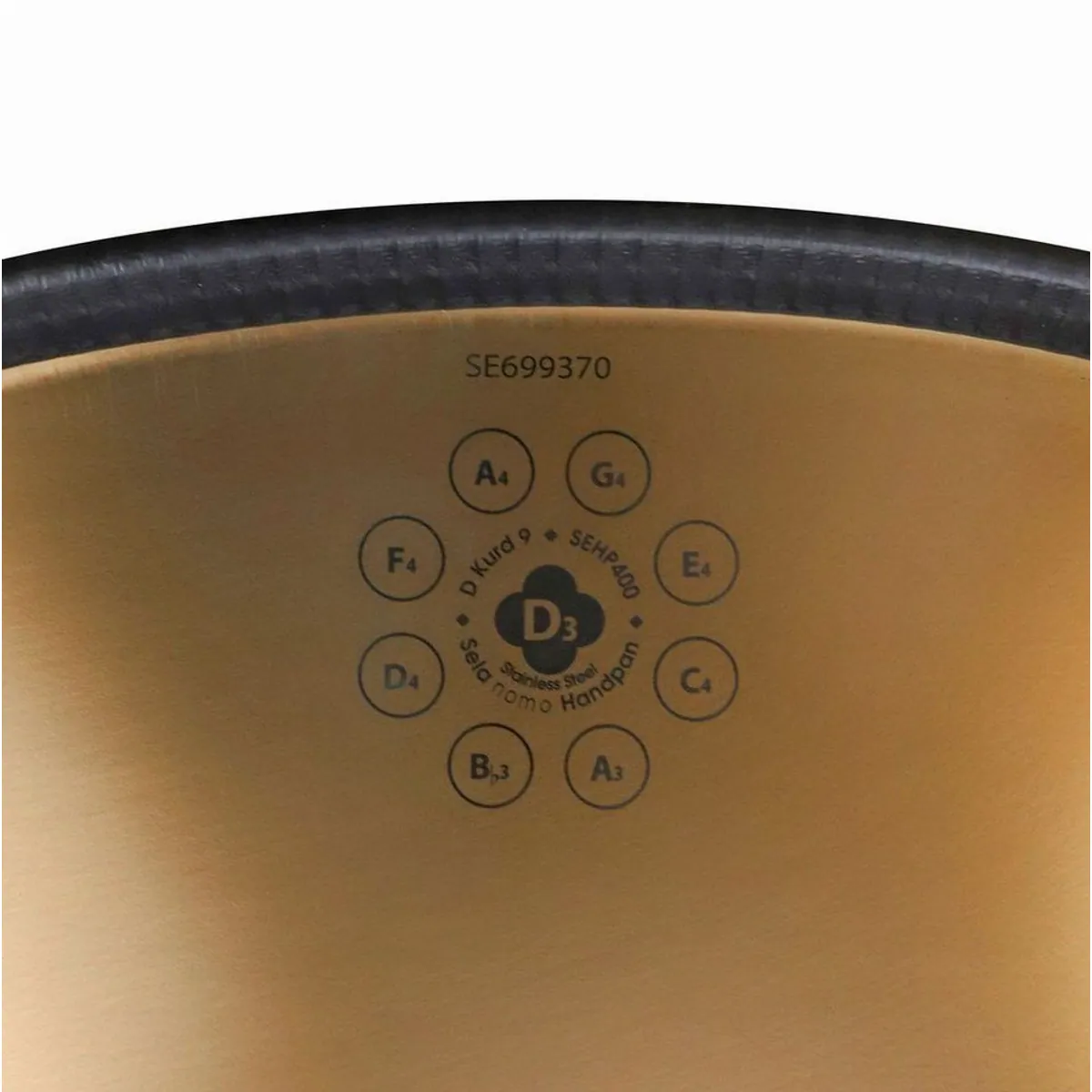 Sela Nomo SEHP400 Handpan, Edelstahl, D-Kurd Stimmung, intuitives Spiel 4
