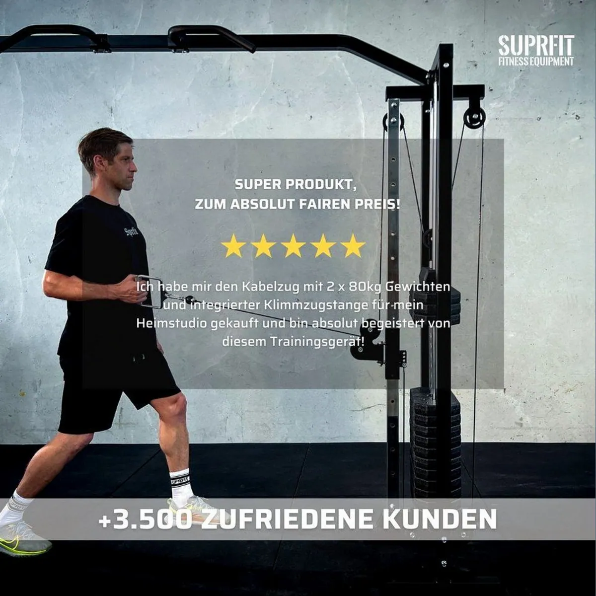 SF SUPRFIT Hallador Kraftstation, vielseitige Cable Station für Zuhause 4