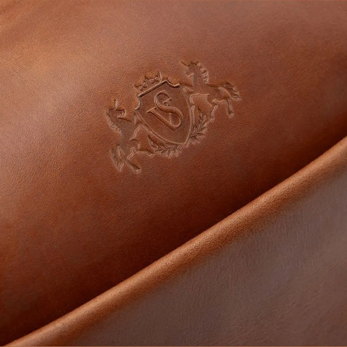 SID & VAIN AUBURN Reisetasche, hochwertiges Leder, vielseitig einsetzbar, großes Format 5