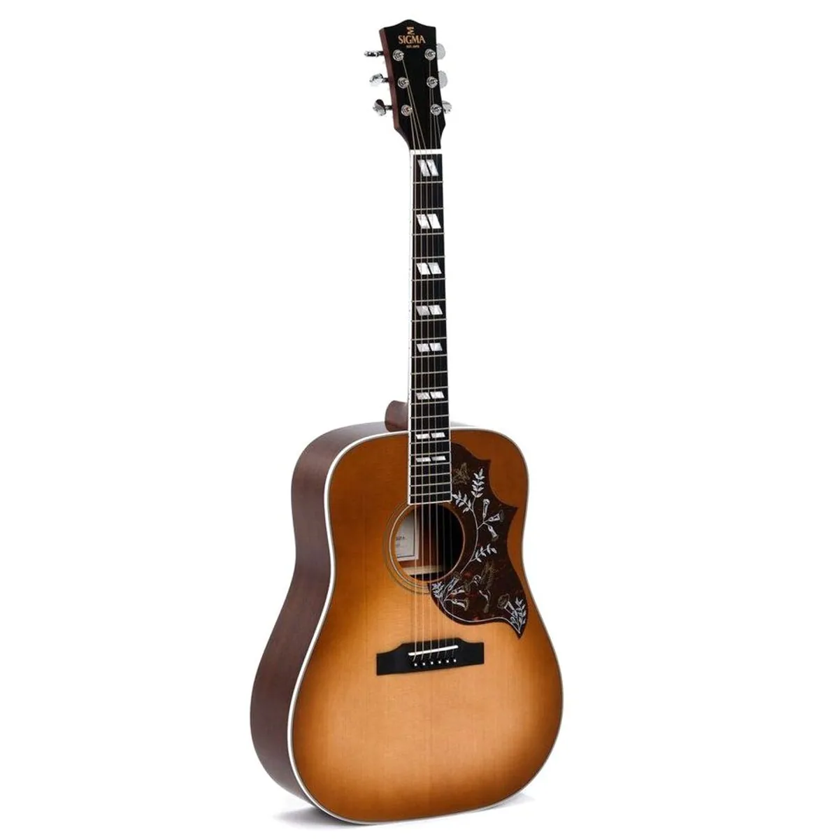 Sigma Guitars DM-SG5 Heritage Vintage Sunburst, Dreadnought mit Fishman Pickup