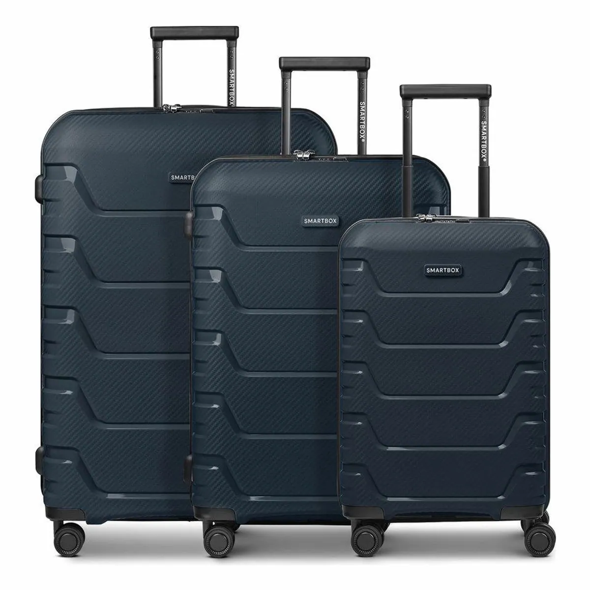 Smartbox Edition 01 Kofferset, 3-teilig, 4 Rollen, Dehnfalte