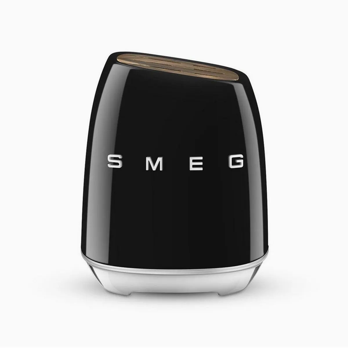 Smeg KBSF02BL Messerblock-Set, 6-teilig, Carbonstahl, 50s Style 2