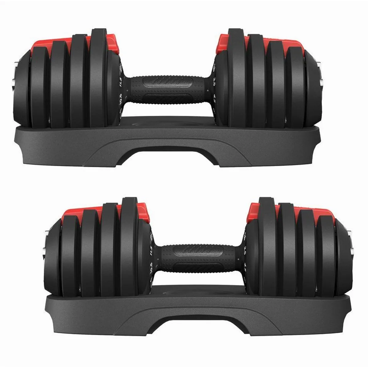 SONGMICS Hantel-Set 11-in-1, verstellbar von 1,5 kg bis 12,5 kg, rutschfester Griff 2