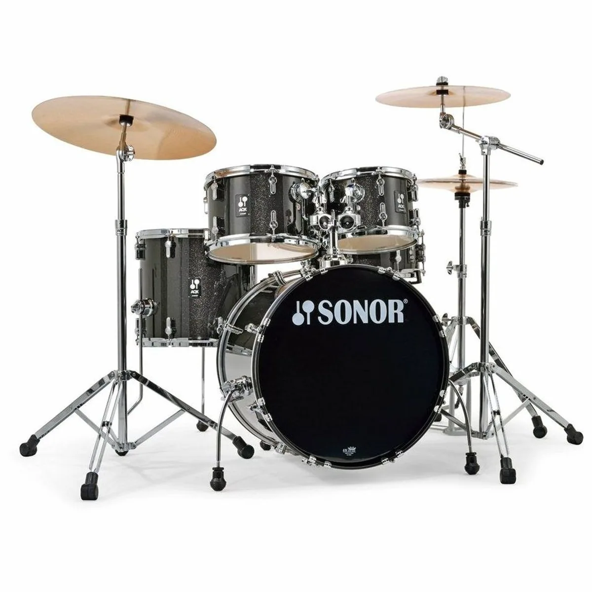 Sonor AQX Studio Set BMS, Komplett-Set mit Hardware und Becken
