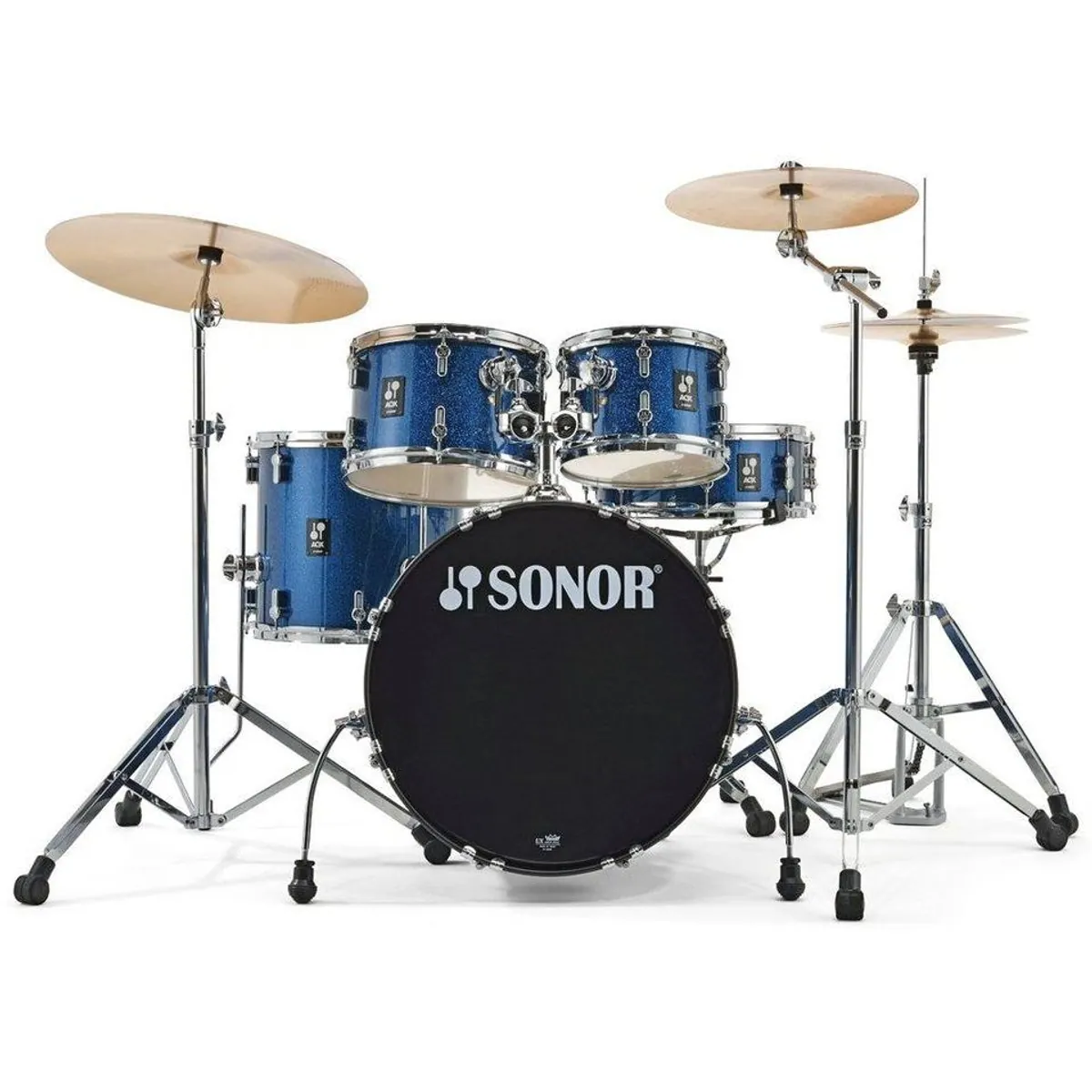 Sonor AQX Studio Schlagzeug Set, komplett mit Hardware und Becken 3