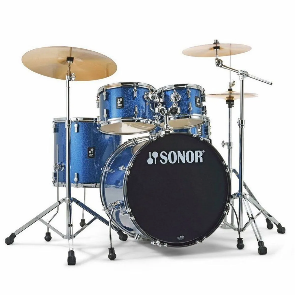 SONOR AQX Stage Set, komplett mit Hardware und Becken — klarer Klang, robuste Materialien, sofort spielbereit