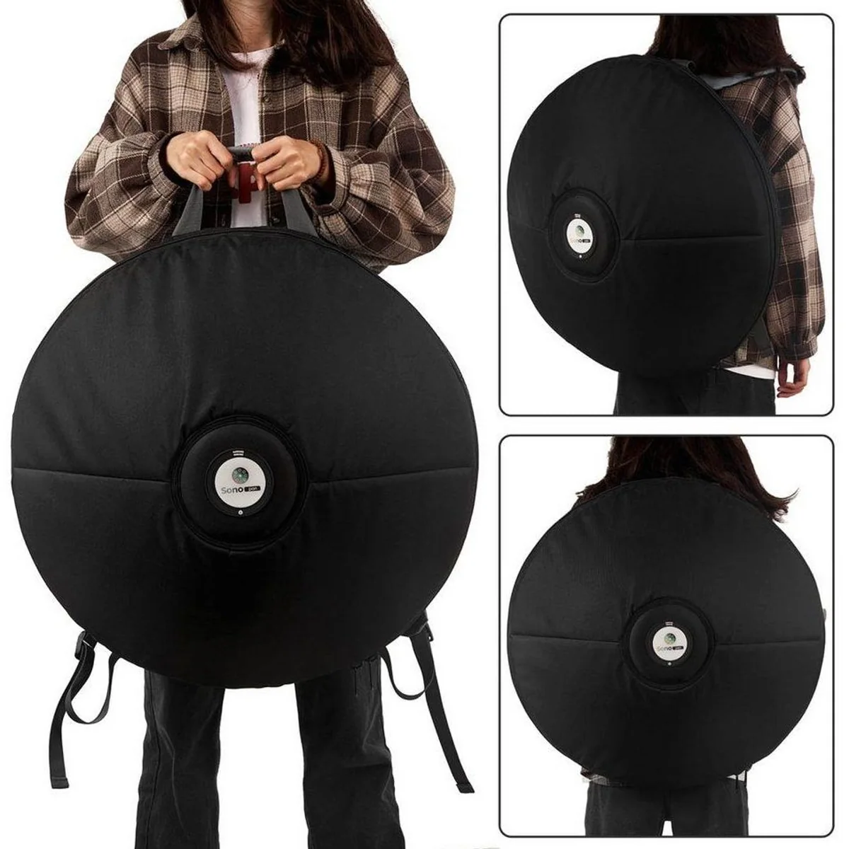 Sonodrum Sonopan Handpan D-Kurd, 440 Hz, intuitives Spielen, handgefertigt, warmen Klang 5