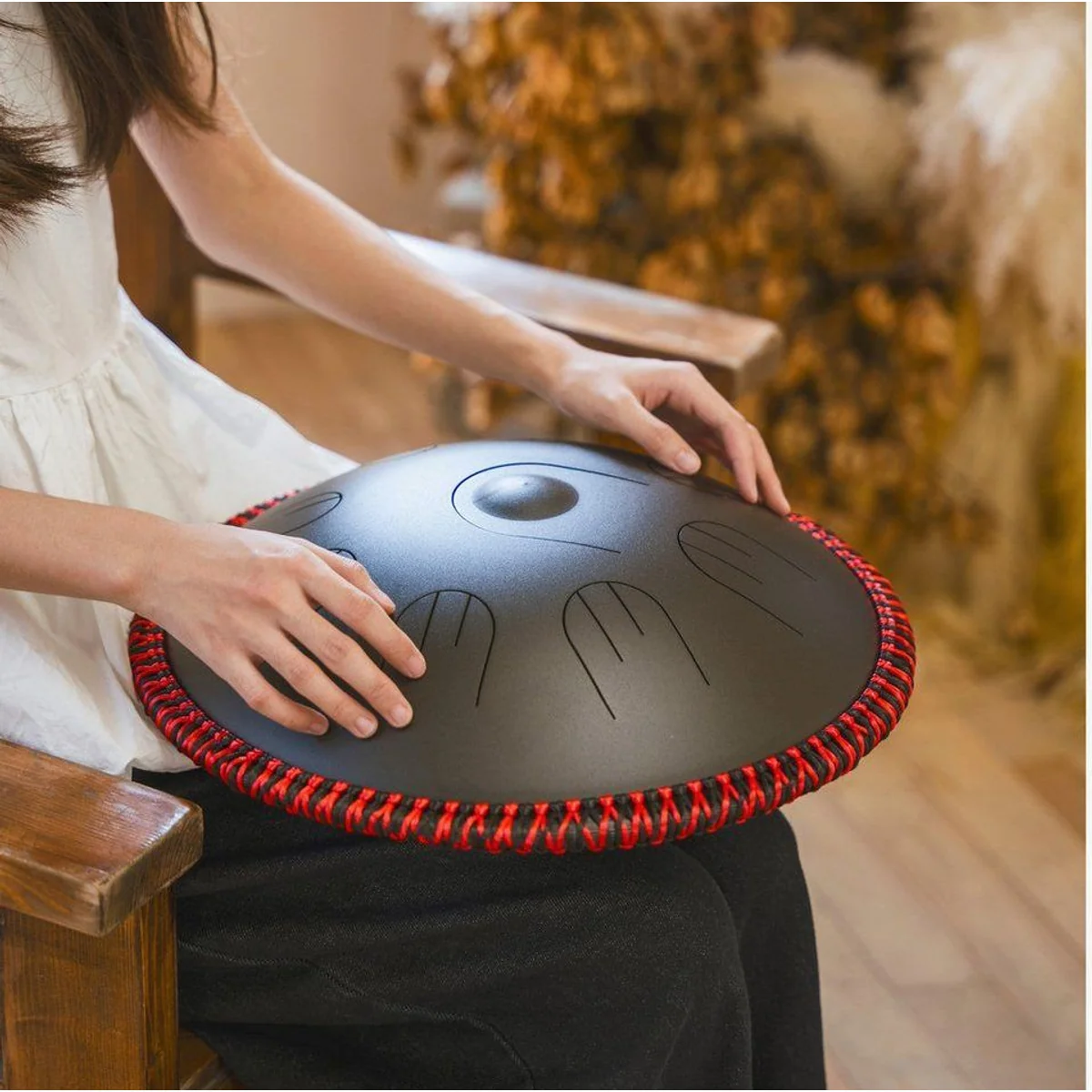 Sonodrum Handpan Hybrid, D-Kurd, 9 Töne, handgefertigt 2