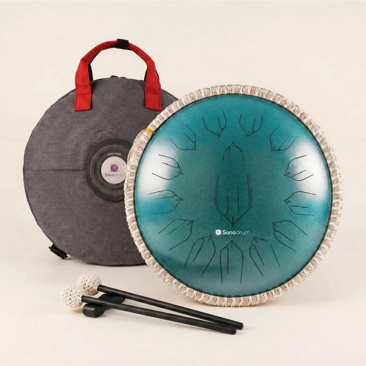 Sonodrum Zungentrommel Meditation, 15 Töne C-Dur, handgefertigt, einfach zu spielen 5