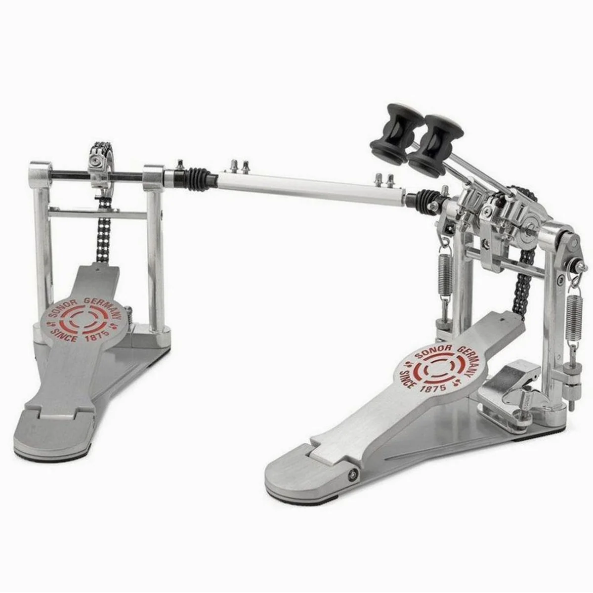 SONOR DP 4000 Doppelpedal, kraftvoll und präzise — inklusive Drumsticks 2
