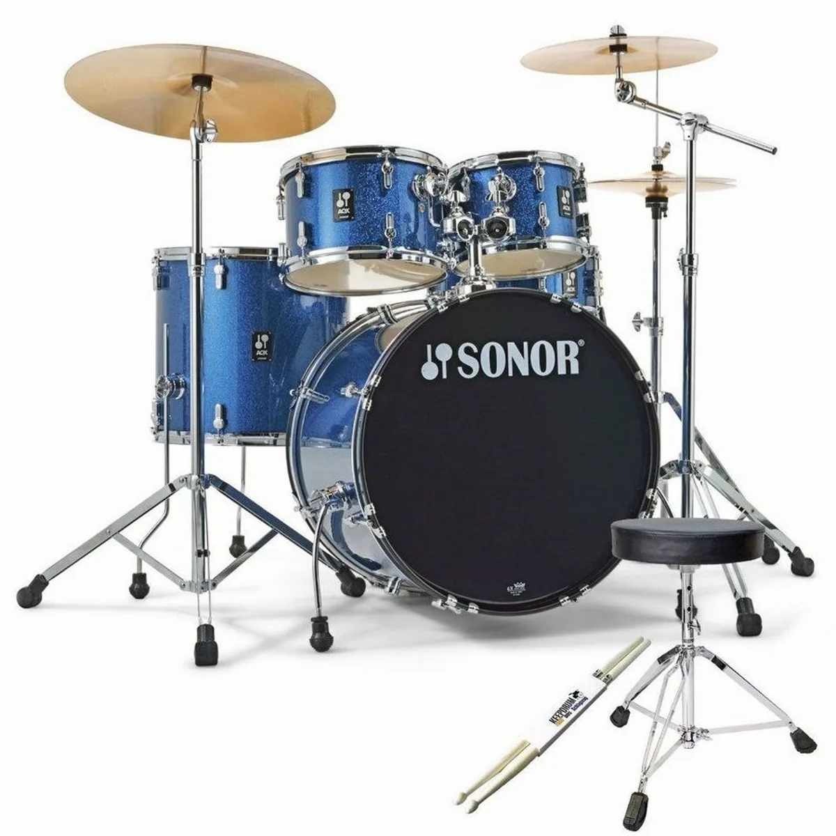 SONOR AQX Stage Set BOS, 5-teiliges Set, hochwertiges Zubehör, ausgewogener Klang
