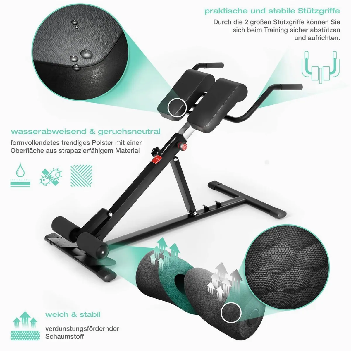 Sportstech BRT150 Hantelbank, 6in1 Funktionen, ergonomisch verstellbar 5