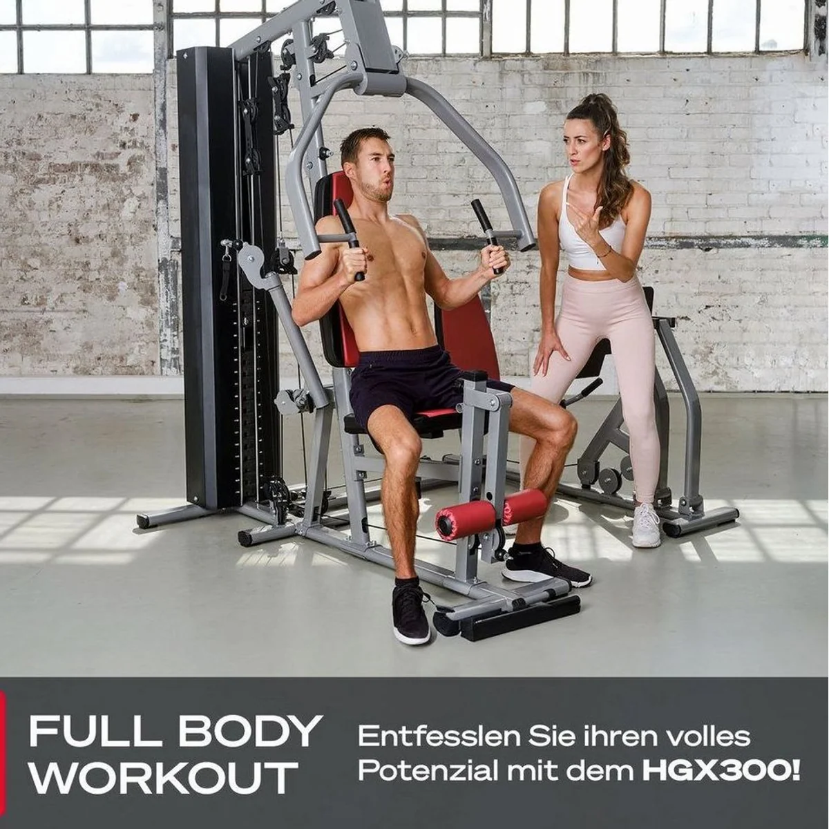 Sportstech HGX300 Kraftstation, 50+ Übungen, kompakt, robust 2