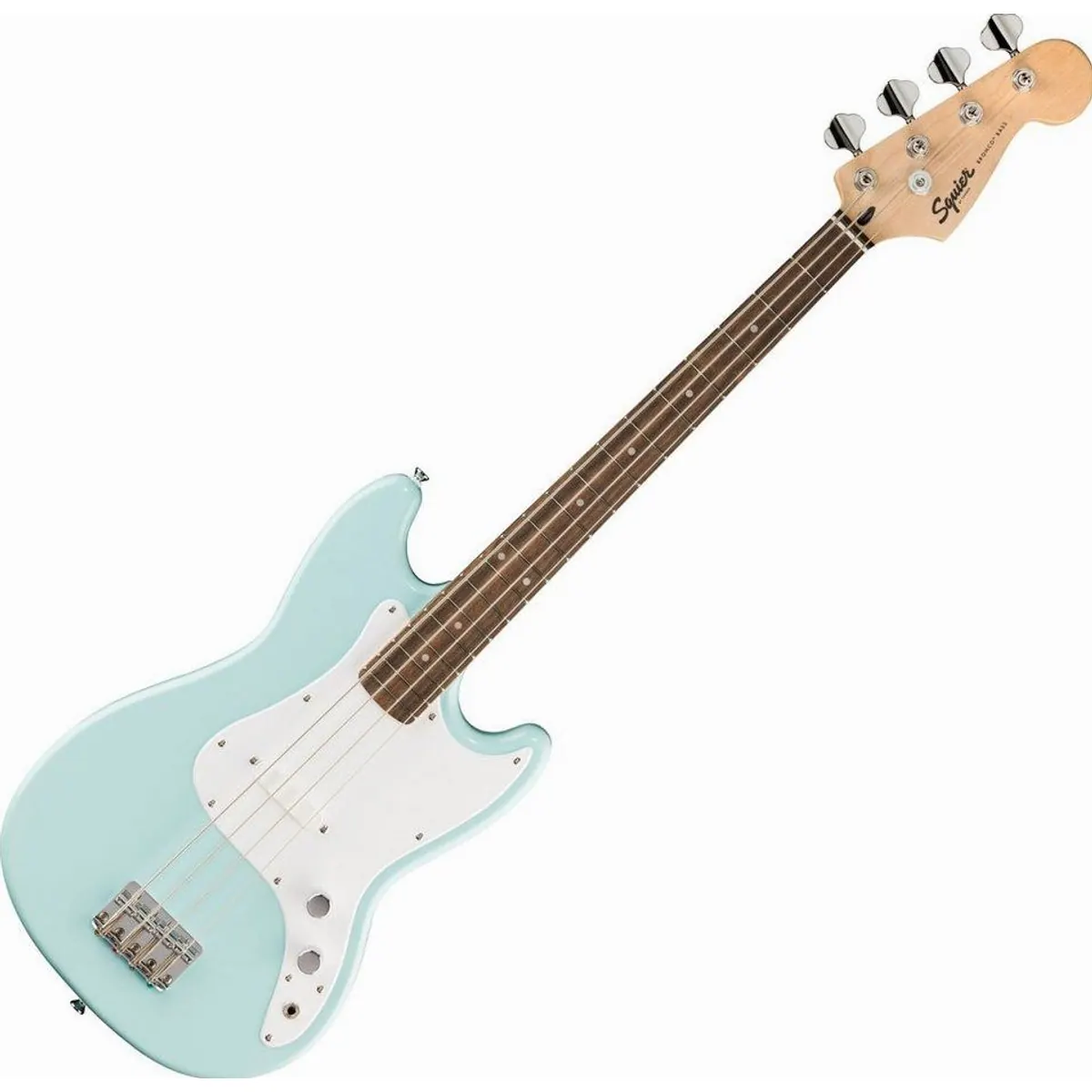 Squier Sonic Bronco Bass, kompakt, druckvoller Sound, leichtes Spielgefühl