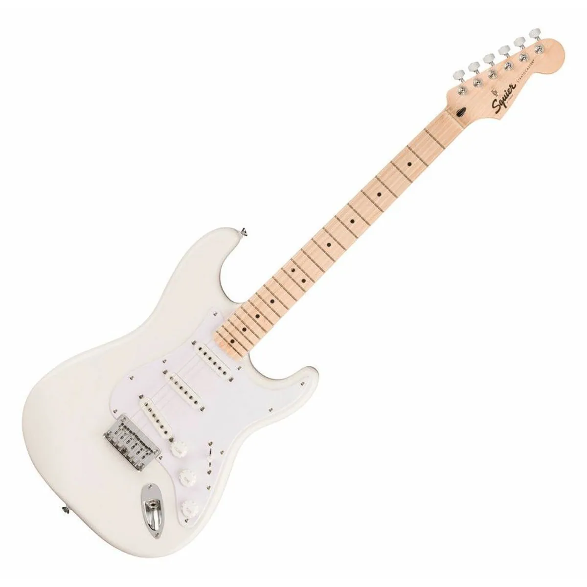 Squier Sonic Stratocaster HT Arctic White, vielseitige Klänge und komfortables Spiel