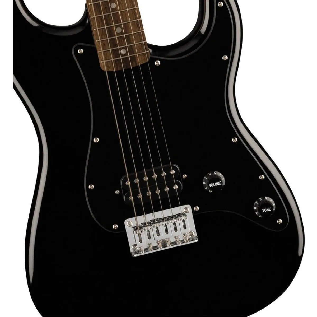 Squier Sonic Stratocaster HT H IL Black, Pappel-Korpus, geschraubter Ahornhals 3