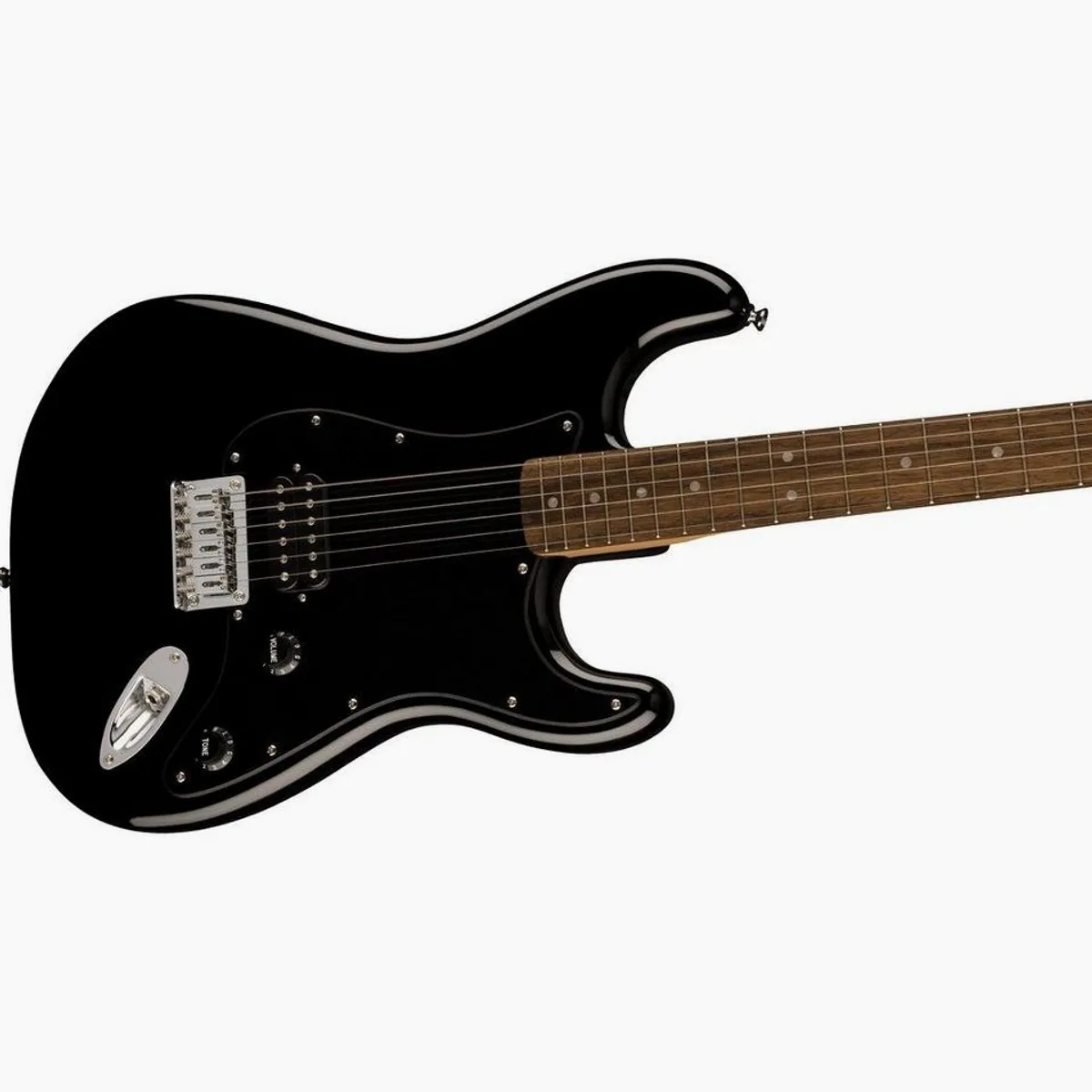 Squier Sonic Stratocaster HT H IL Black, Pappel-Korpus, geschraubter Ahornhals 4