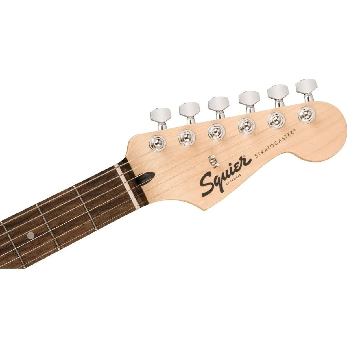 Squier Sonic Stratocaster HT H IL Black, Pappel-Korpus, geschraubter Ahornhals 5