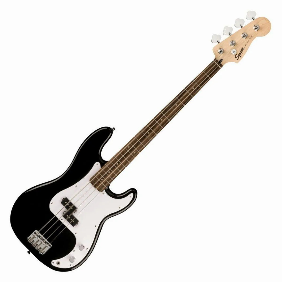 Squier Sonic Precision Bass Black, druckvoller Ton, schlanker Hals, klare Bedienung