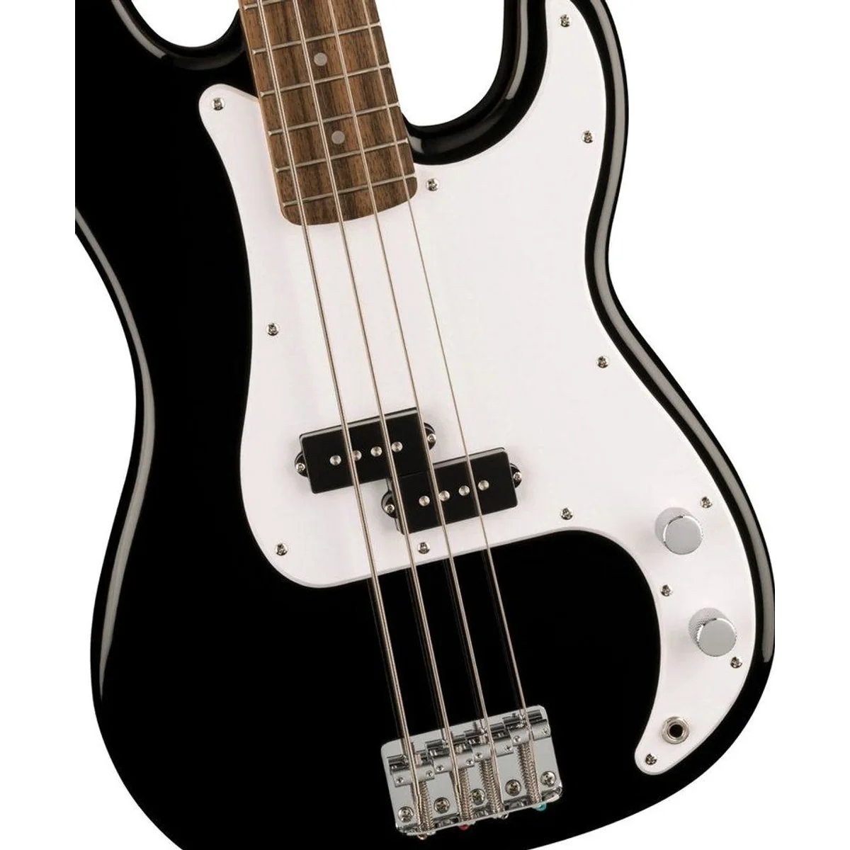 Squier Sonic Precision Bass Black, druckvoller Ton, schlanker Hals, klare Bedienung 4