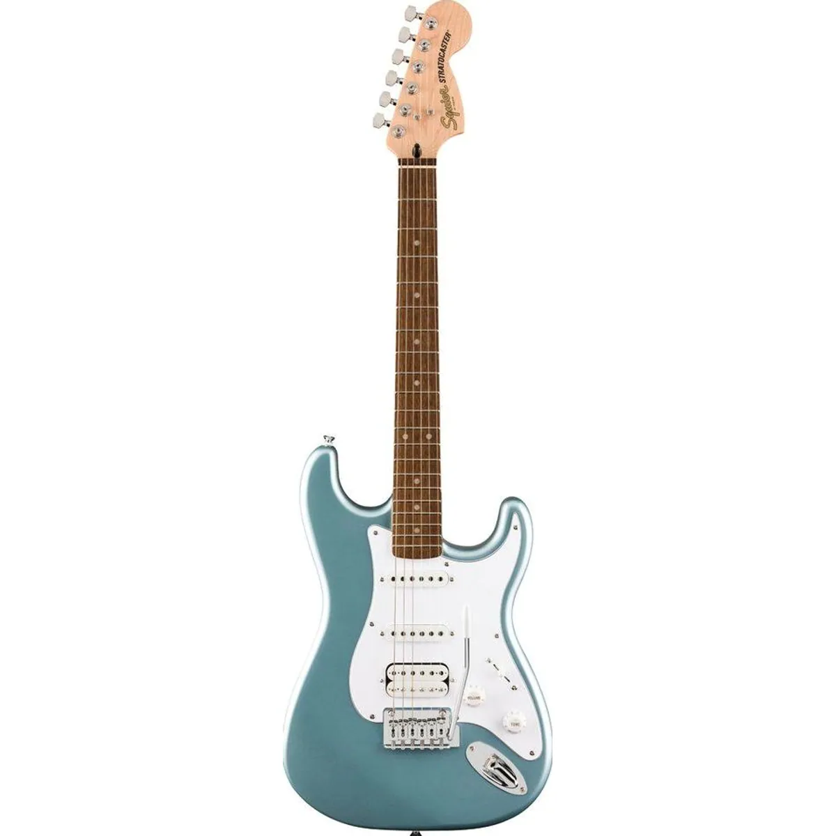 Squier Affinity Stratocaster Junior HSS, kompakt, vielseitig, Ice Blue Metallic 2