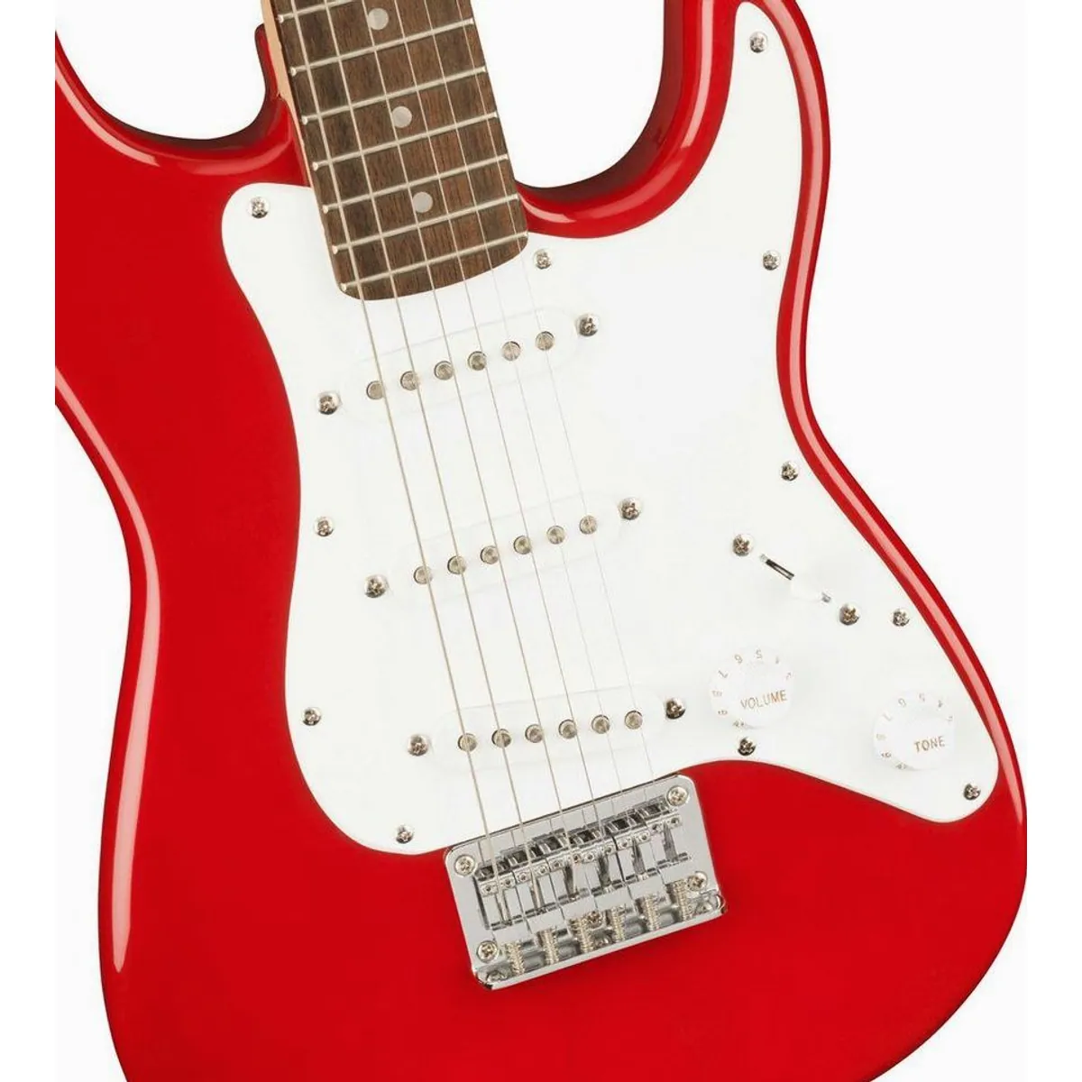 Squier Mini Stratocaster Dakota Red, kompakt, vielseitig, komfortabel 4
