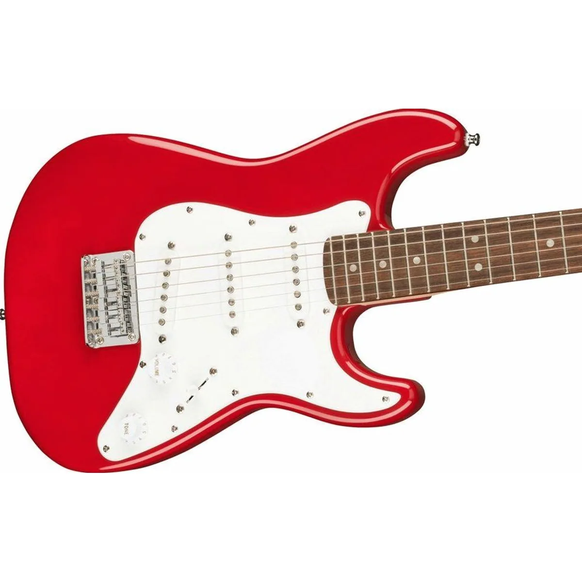 Squier Mini Stratocaster Dakota Red, kompakt, vielseitig, komfortabel 5