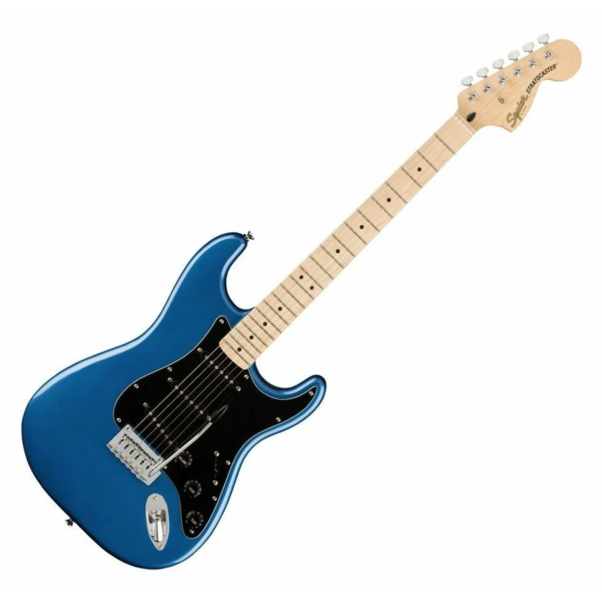 Squier Affinity Series Stratocaster MN Lake Placid Blue, vielseitiger Sound und komfortables Handling