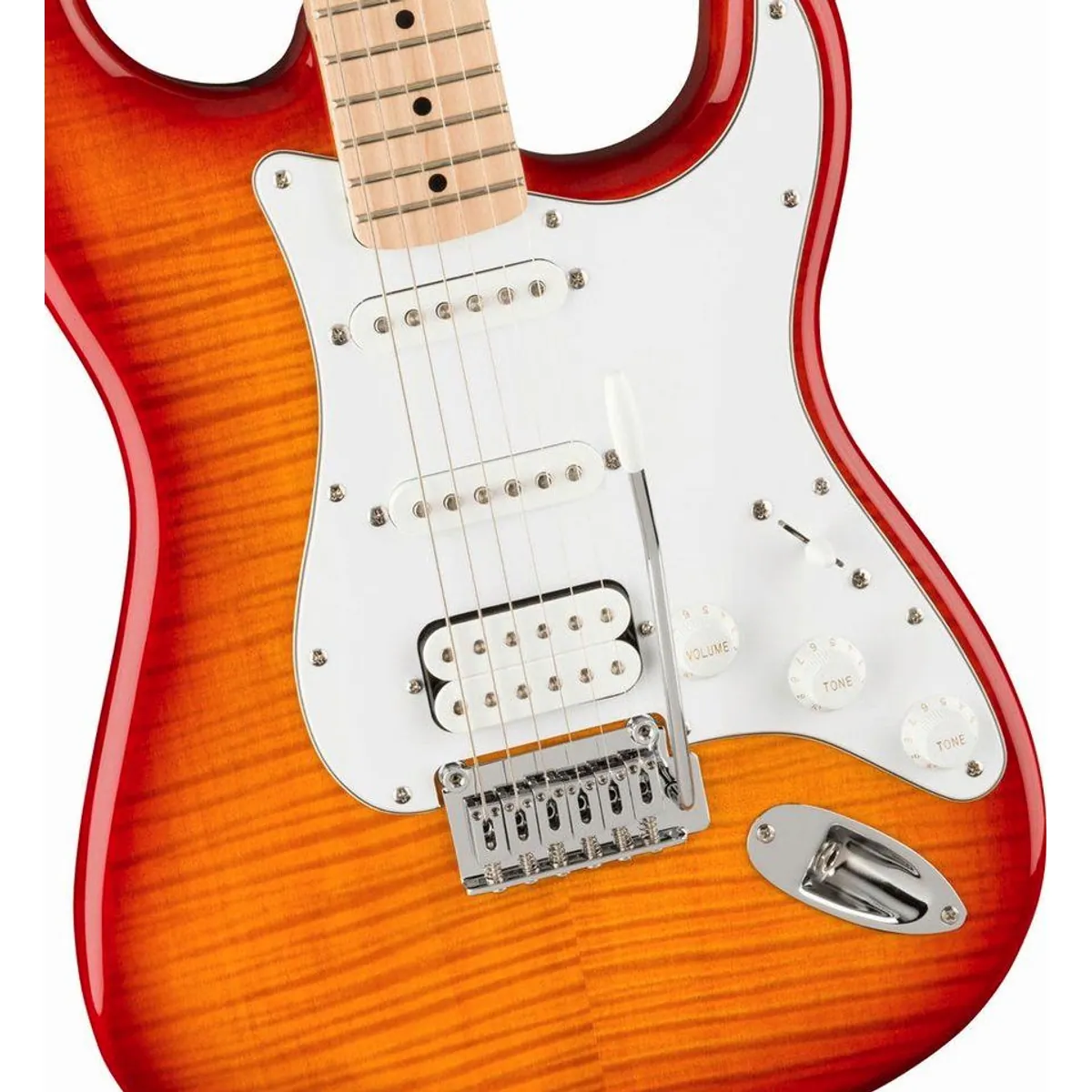 Squier Affinity Stratocaster FMT HSS, vielseitige HSS-Bestückung & komfortabler Hals 4