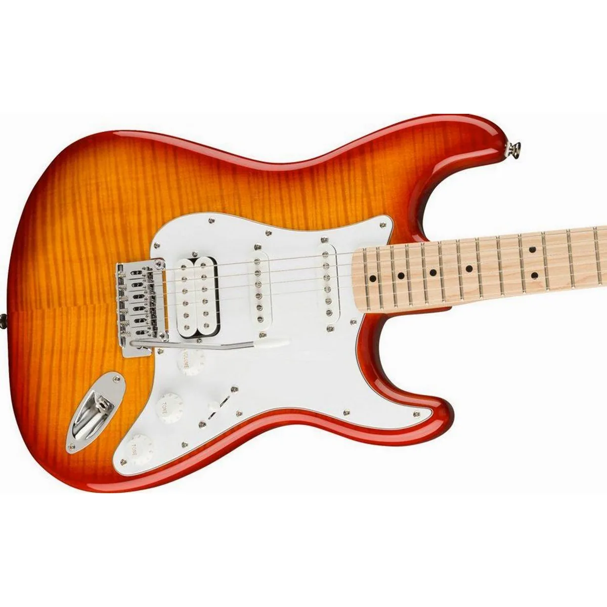 Squier Affinity Stratocaster FMT HSS, vielseitige HSS-Bestückung & komfortabler Hals 5