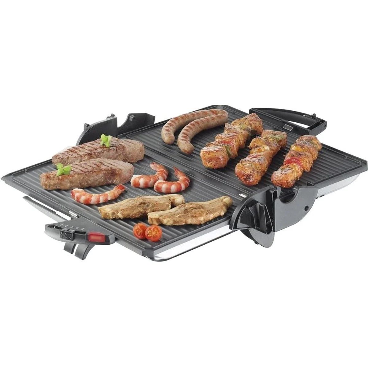 Steba PG 4.4 Kontaktgrill, 2000 W, Temperaturregler bis 250°C, antihaftbeschichtete Grillplatten 2