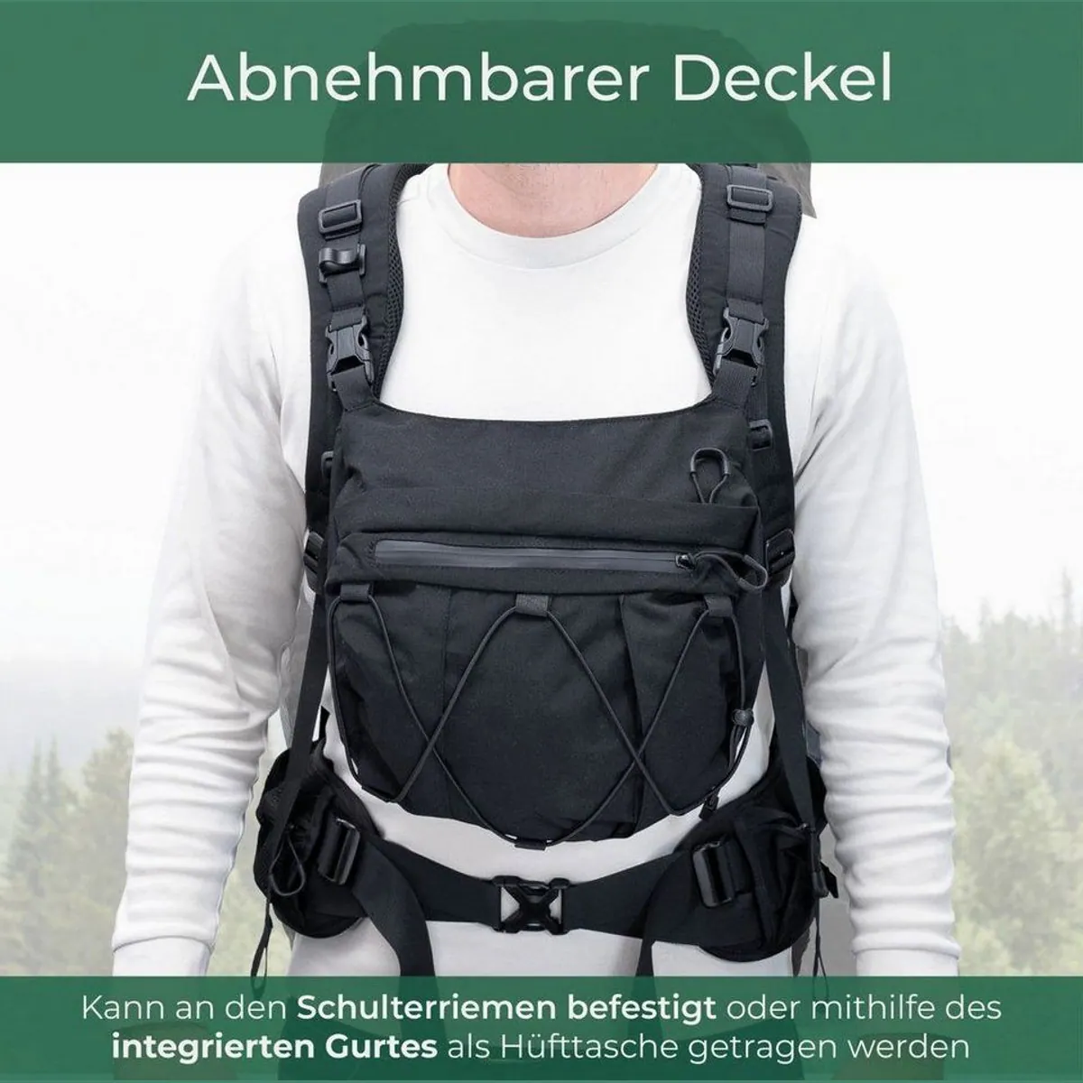 Steinwood Trekkingrucksack 70L, vielseitig, wasserabweisend, bequem 4