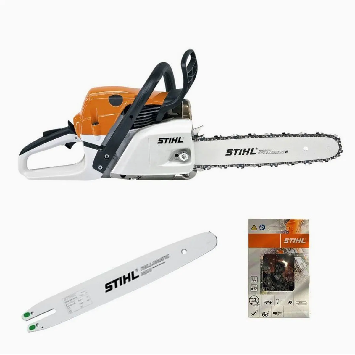 STIHL MS 182 Benzin-Kettensäge, 35 cm Schiene, leistungsstarker 2-MIX-Motor
