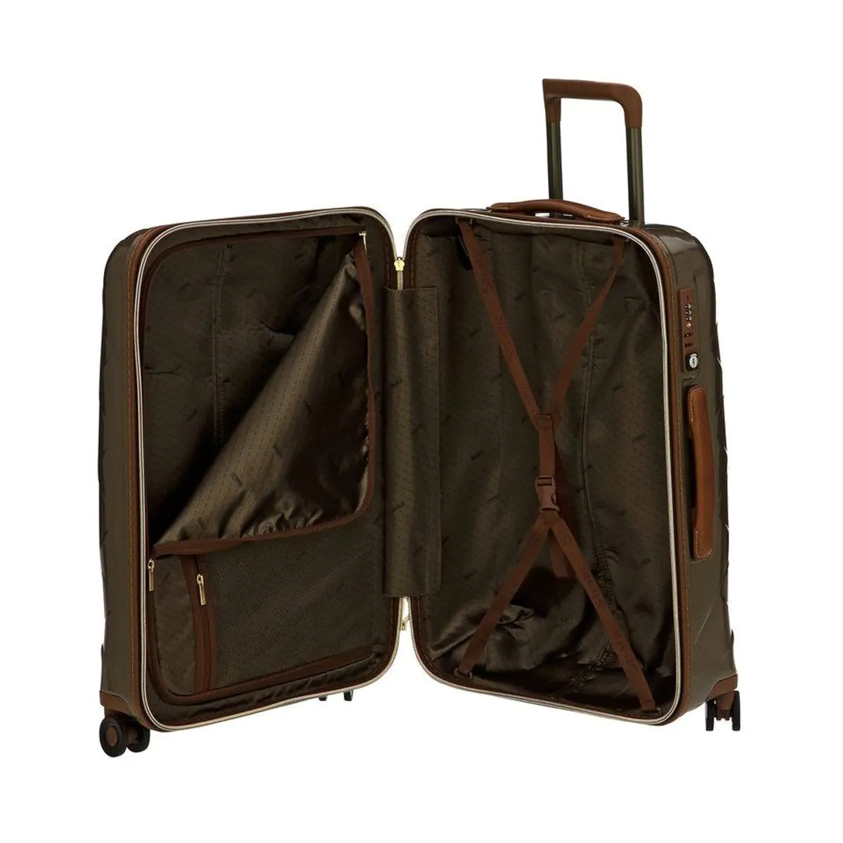 Stratic Leather & More Handgepäck-Trolley, 4 Rollen, 55 cm, elegantes Design 5