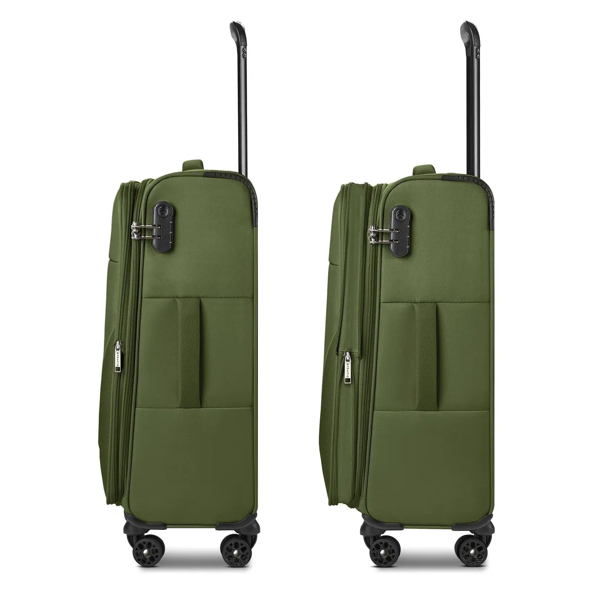 Stratic Trolleyset taska, 3-teilig, 4 Rollen, strapazierfähiges Polyester 5