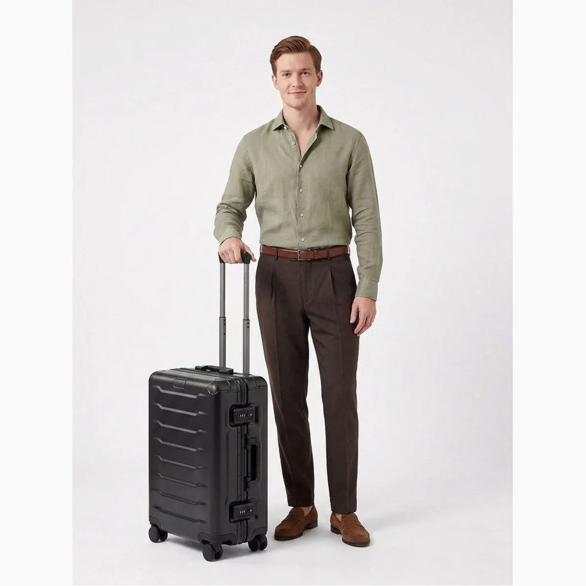 Stratic Phoenix Handgepäck-Trolley, 4 Rollen, Aluminium — robust, leicht, TSA-Schloss 3