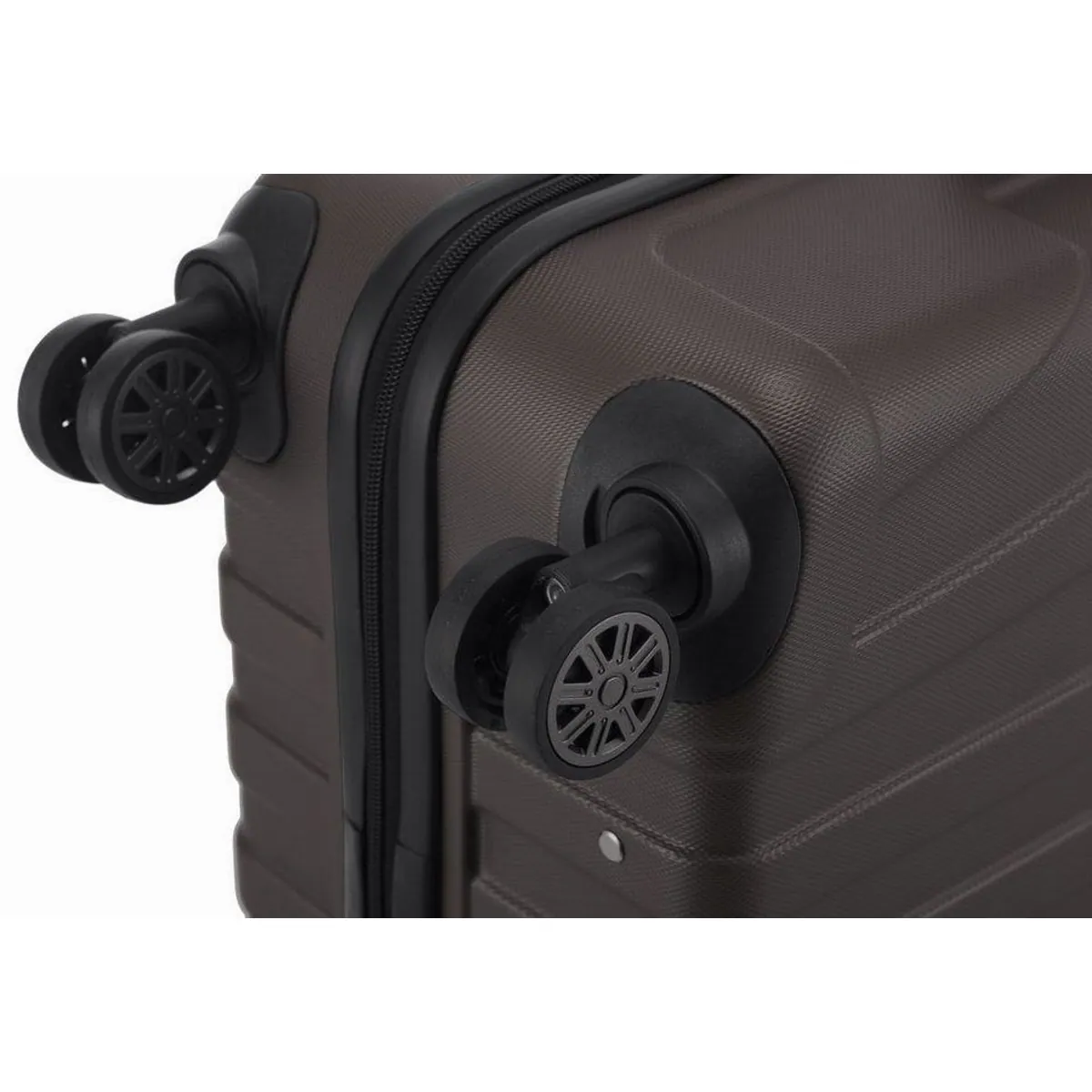Suitline Hartschalen-Trolley S1, 3-tlg Kofferset, TSA-Schloss, 4 Rollen 3