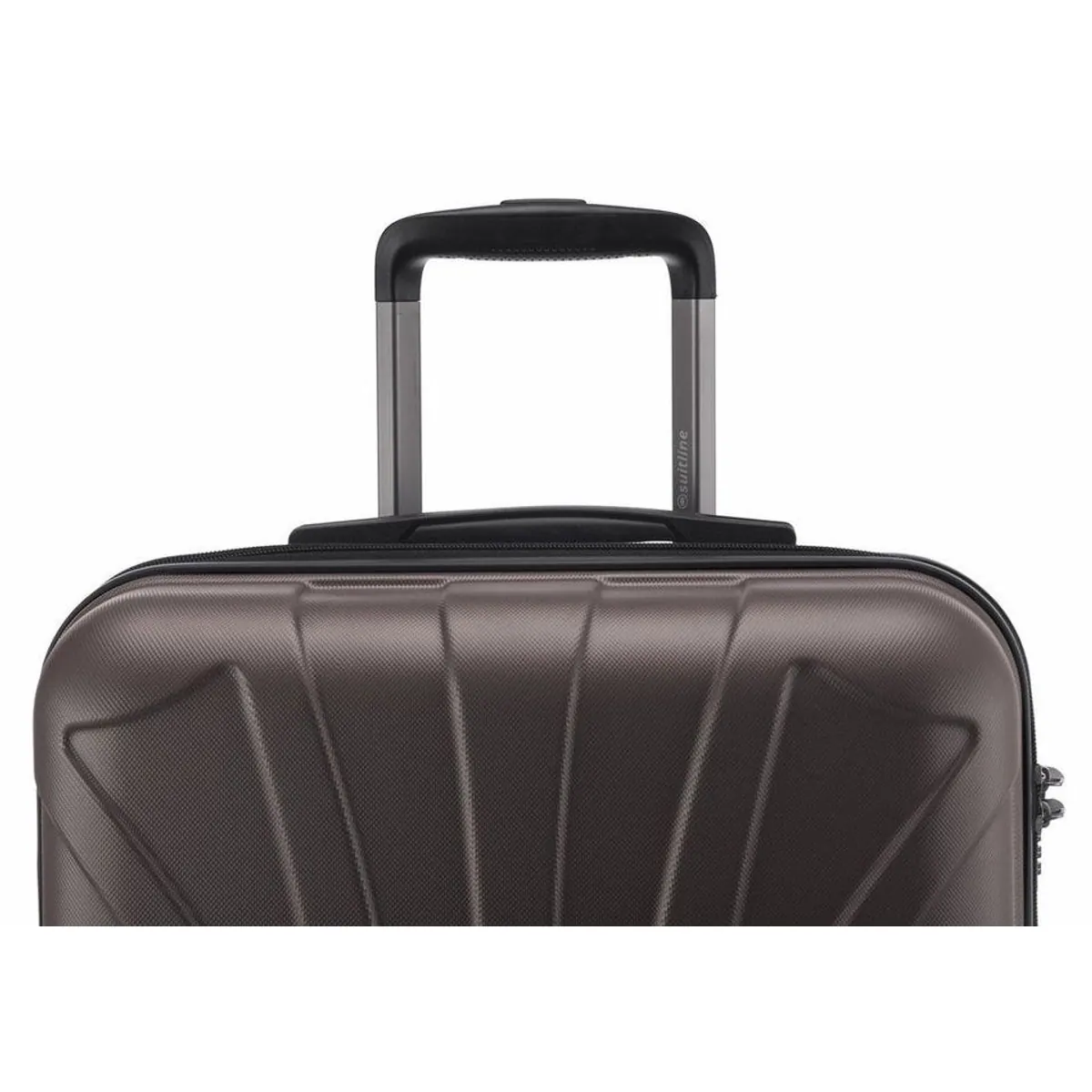Suitline Hartschalen-Trolley S1, 3-tlg Kofferset, TSA-Schloss, 4 Rollen 5