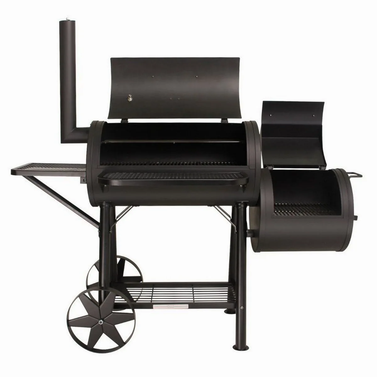 TAINO YUMA Smoker, 90 kg, 3,5 mm Wandstärke, edle Holzgriffe 2