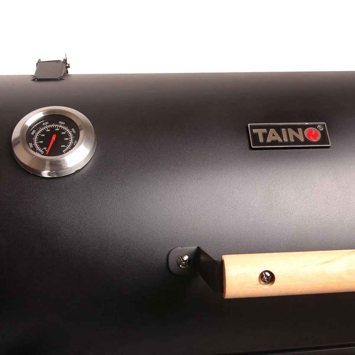 TAINO YUMA Smoker, 90 kg, 3,5 mm Wandstärke, edle Holzgriffe 5
