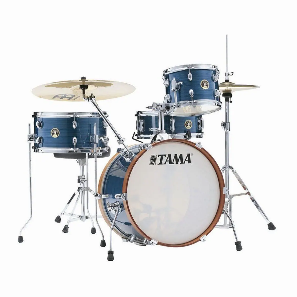 Tama LJK48H4-HLB Club Jam, kompaktes Schlagzeug-Set, inkl. Hardware, Hairline Blue